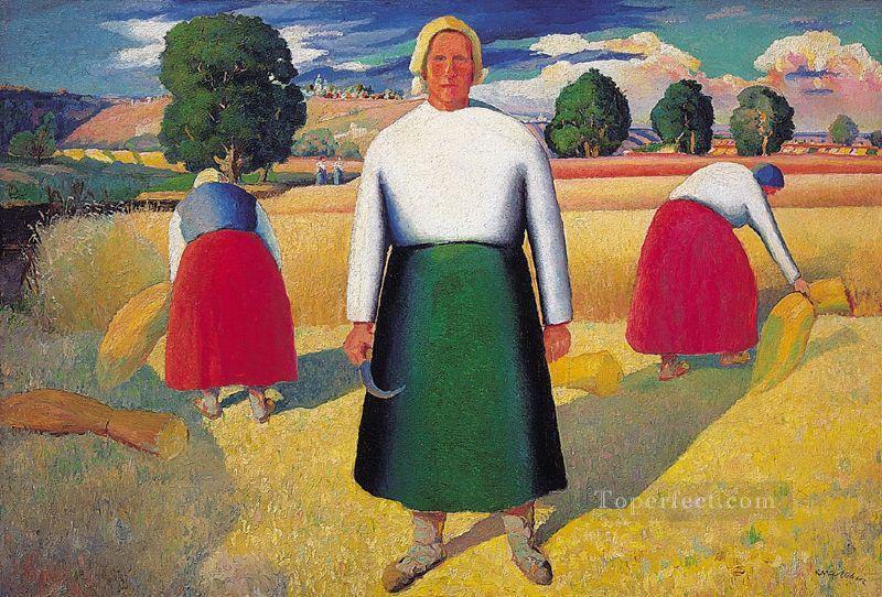 reapers 1929 Kazimir Malevich Oil Paintings